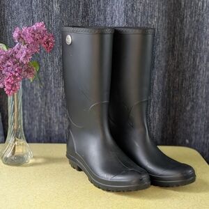 UGG Black Mid-Calf Winter Boots Waterproof